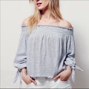 Free people off the shoulder top